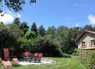 Espace detente appartenant à notre gîte la Fenière des hautes Chaumes situé dans le forez proche de Chalmazel